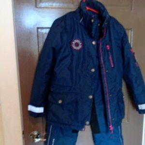 TEMPO EQUESTRIAN Kids Winter Riding Coat and Pants Bundle